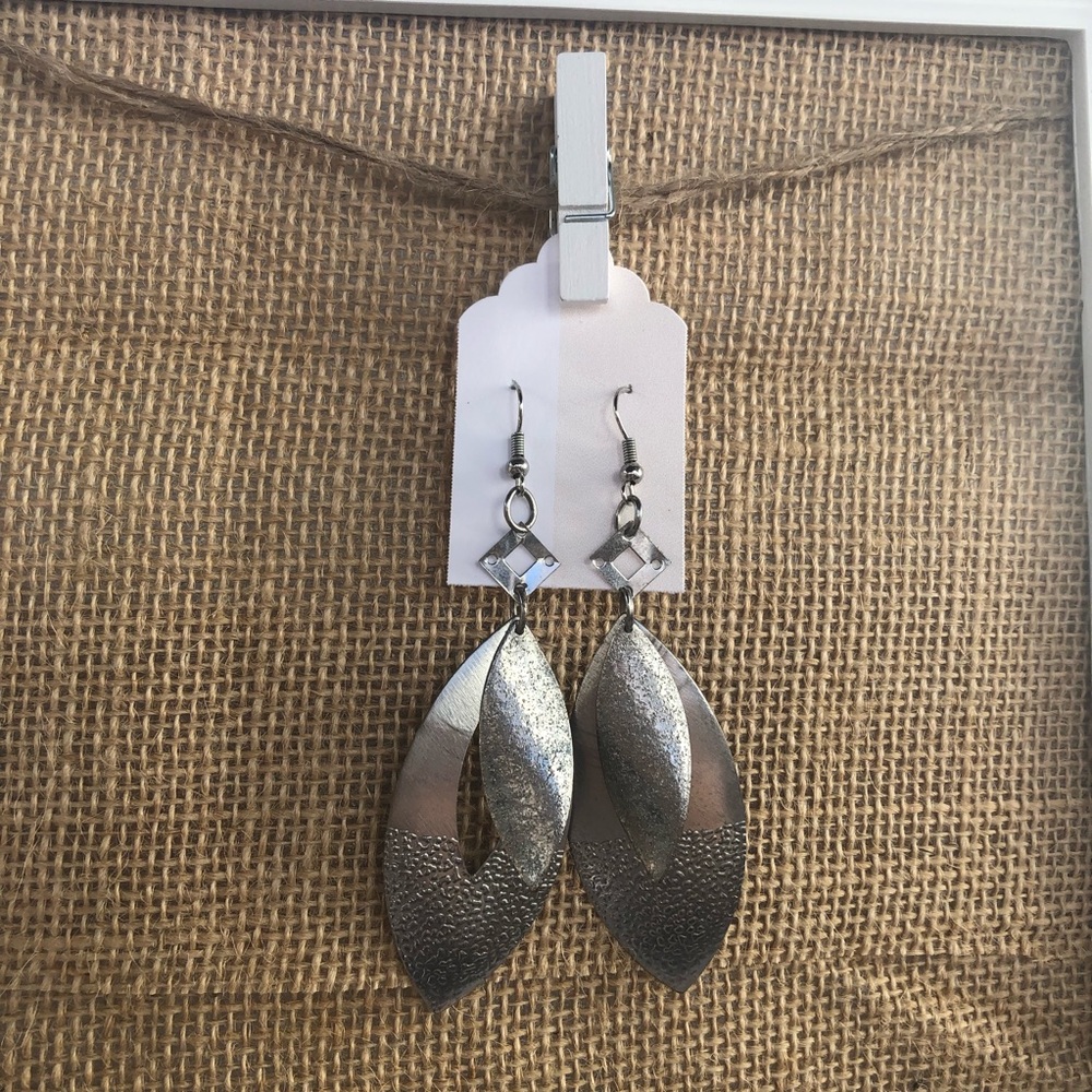 Metal Drop Earrings